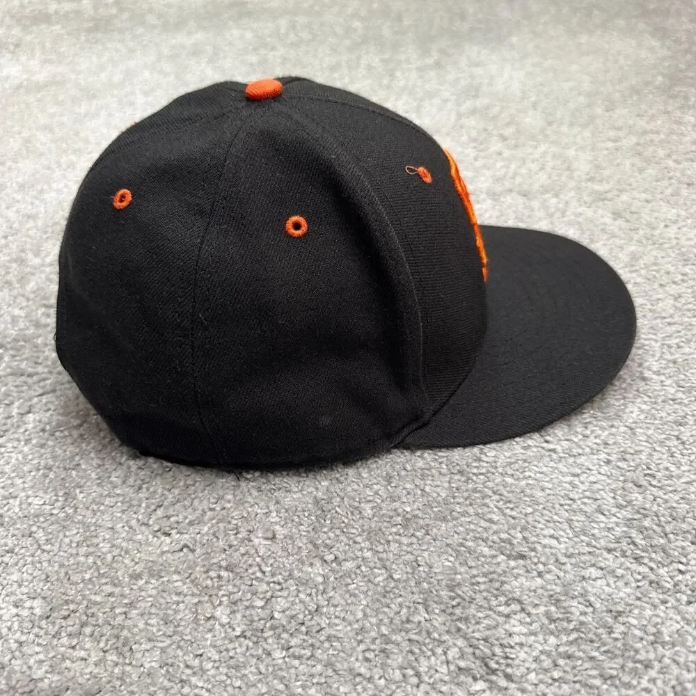 47 Brand San Francisco Giants SF MLB Baseball Hat Cap Mens OSFA Black Orange